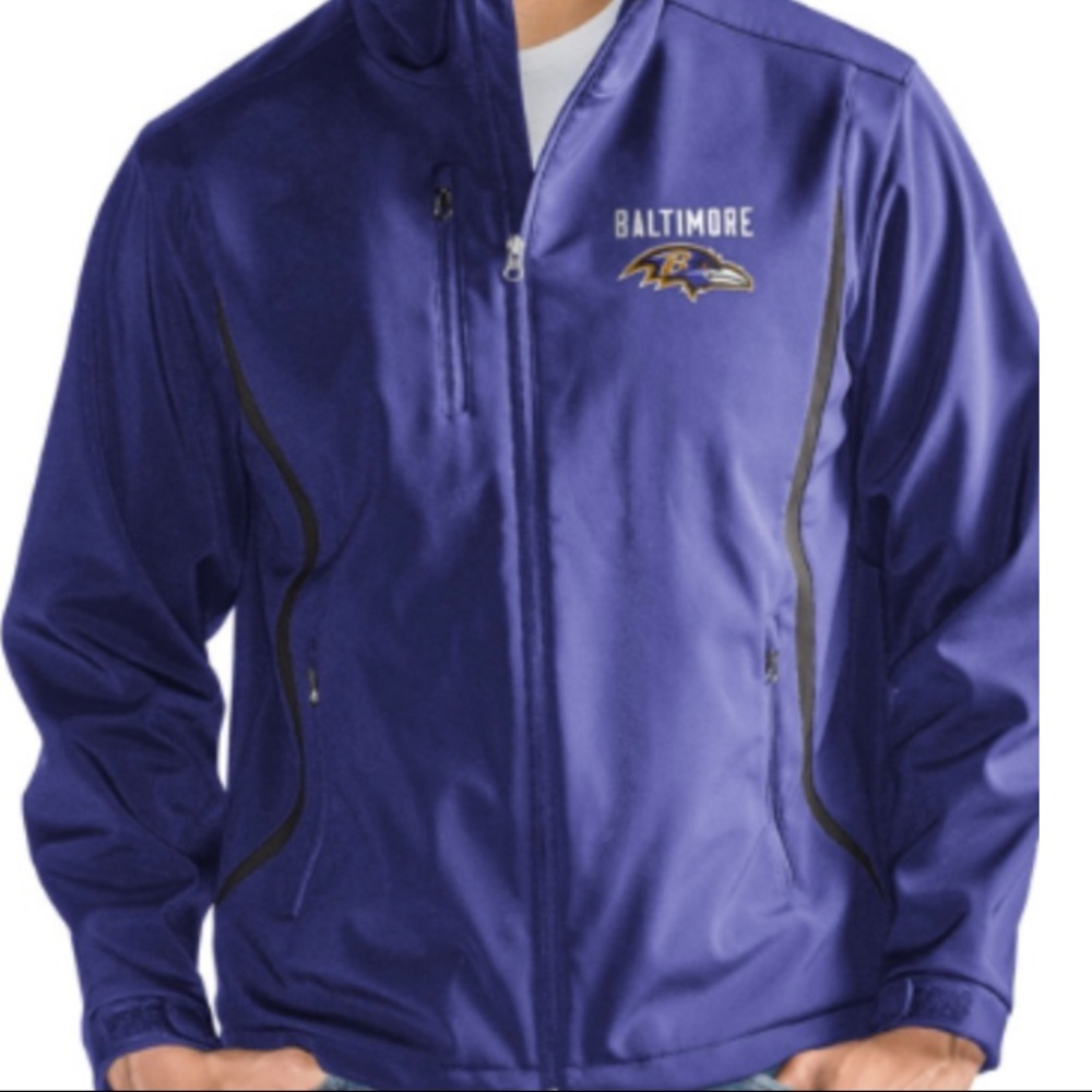 🆕Baltimore Ravens NFL Shell Jacket-NEW